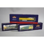 THREE BOXED BACHMANN OO GAUGE CLASS 57 LOCOMOTIVES, 'Freightliner Challanger', no. 57 011,