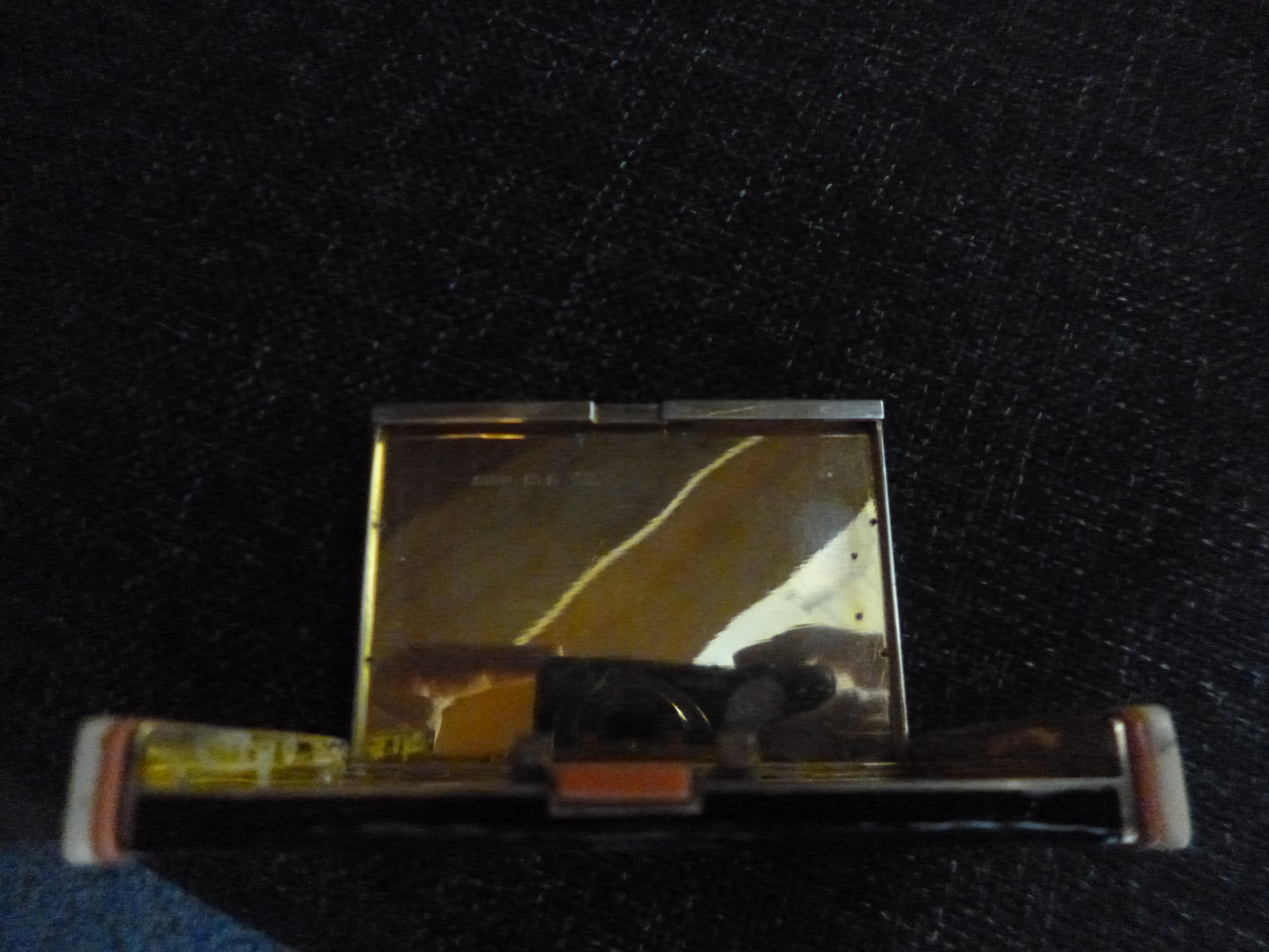 A GEORGE V ASPREY SILVER GILT, ENAMEL AND IVORY BOX, of rectangular form, black enamel with coral - Image 4 of 8