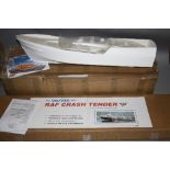 A COLLECTION OF TWO BOXED MODEL BOATS (UNCONSTRUCTED), both power adapted. A VMW model of the Vosper