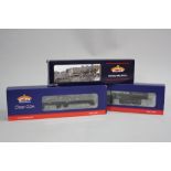 THREE BOXED BACHMANN OO GAUGE LOCOMOTIVES, Class G2A, no. 49361 (31-477DC), Class 4, no. 43038 (32-