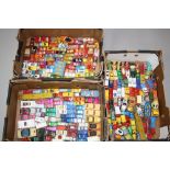 A QUANTITY OF UNBOXED AND ASSORTED PLAYWORN DIECAST VEHICLES, to include four boxed Matchbox