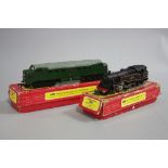 A BOXED HORNBY DUBLO CLASS 55 DELTIC LOCOMOTIVE, unnumbered, in B.R. green livery, two rail