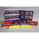 A QUANTITY OF BOXED OO GAUGE BOGIE 'SILVER BULLET' CHINA CLAY AND OTHER WAGONS, Dapol, Bachmann
