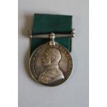 A GEORGE V VOLUNTEER FORCE MEDAL, named to Lt. H G Emmerson, 1.E.RY. RAF 1