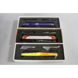 THREE BOXED HELJAN OO GAUGE LOCOMOTIVES, 'Demelza', no. 47 749, Colas Rail yellow and orange