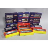 A QUANTITY OF BOXED OO GAUGE OPEN FREIGHT WAGONS, assorted types to include E.W.S. B2A steel carrier