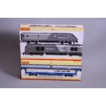 A BOXED HORNBY RAILWAYS OO GAUGE WREXHAM AND SHROPSHIRE CLASS 67 LOCOMOTIVE AND DRIVING VAN