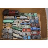 A COLLECTION OF EARLY POSTWAR DIECAST VEHICLES, to include Dinky Toys Petrol Tank Wagon, no. 25d,