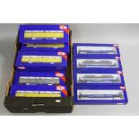 A QUANTITY OF BOXED HELJAN OO GAUGE BOGIE WAGONS, mixture of flat wagons and vans, various liveries,