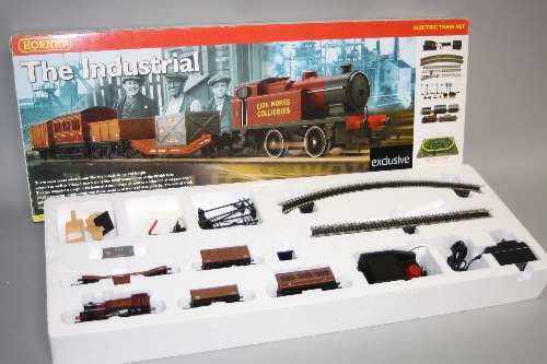 A BOXED HORNBY RAILWAYS OO GAUGE 'THE INDUSTRIAL' TRAIN SET, no. R1088, comprising 0-4-0T