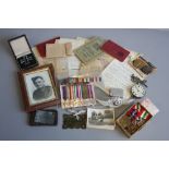 A FAMILY ARCHIVE OF MEDALS AND OTHER RELATED PAPERS AND ITEMS, relating to a father and Sons Service