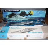 A COLLECTION OF THREE BOXED MODEL SHIPS / BOATS (UNCONSTRUCTED), An Italeri model of Schnellboot
