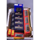 A QUANTITY OF BOXED ASSORTED OO GAUGE DEPARTMENTAL / CIVIL ENGINEERS WAGONS, Hornby, Bachmann and