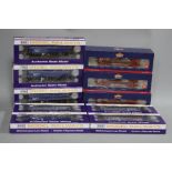 A QUANTITY OF BOXED OO GAUGE FREIGHT WAGONS, Dapol Tiphook Rail Telescopic Steel Hood wagons and