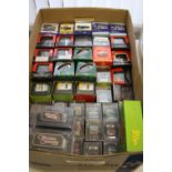 A COLLECTION OF BOXED MODERN DIECAST BUS AND COACH MODELS, mainly Corgi 00C, Creative Master