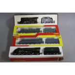 FOUR BOXED HORNBY RAILWAYS OO GAUGE LOCOMOTIVES OF L.N.E.R. ORIGIN, Class A4 'Mallard', no. 60022,