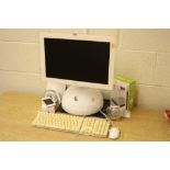 AN APPLE I MAC POWER PC G4 2003/2004 167 MHZ 1.2GHZ PROCESSOR, 256kb cache, 75gb hard drive, OSX