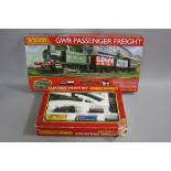 A BOXED HORNBY RAILWAYS OO GAUGE G.W.R. PASSENGER FREIGHT SET, no. R1138, comprising tank