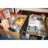 A QUANTITY OF BOXED AND UNBOXED MAINLY HORNBY RAILWAYS OO GAUGE TRACK AND ACCESSORIES, to include