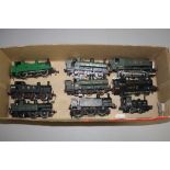 A QUANTITY OF UNBOXED OO GAUGE TANK LOCOMOTIVES, Hornby G.W.R. Class 2721, no. 2744 and no. 2757 (