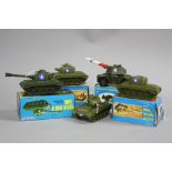 A COLLECTION OF BOXED AND UNBOXED BLUE BOX TOYS PLASTIC FRICTION DRIVE MILITARY VEHICLES, to include