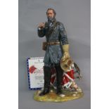 A ROYAL DOULTON LIMITED EDITION FIGURE, General Robert E. Lee, HN3404, No.592/5000, with certificate