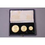 GOLD MEDALS OF J.F. KENNEDY, a case set with certificates which match the numbered medals 1.962oz