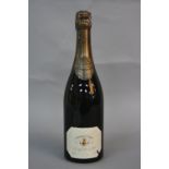 ONE BOTTLE OF KRUG 'COLLECTION' CHAMPAGNE 1949 VINTAGE, rare, fill level 1cm below foil