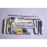 A COLLECTION OF PARKER AND OTHER BALLPOINT PENS, mostly Pharmaceutical advertising