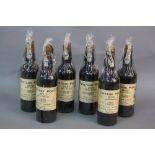 SIX BOTTLES OF S.V. BORGES & IRMAO, 1970 ALTO DOURO VINTAGE PORT, all bottles individually wrapped