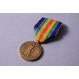 A WWI VICTORY MEDAL, correctly named to 24991 Pte. W. Alston, East Lancs Regiment