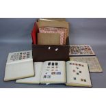 A COLLECTION OF STAMPS, in six stockbooks and on leaves with Germany including Third Reich issues,