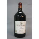 ONE BOTTLE OF CHATEAU LANSCOMBES MARGAUX GRAND CRU 1995, 3000ml, high fill level, cork and foil