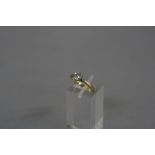 A LATE 20TH CENTURY 18CT GOLD DIAMOND SINGLE STONE RING, one modern round brilliant cut diamond,