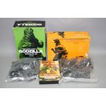 TWO BOXED UNBUILT KAIYODO GODZILLA SOFT VINYL CONSTRUCTION KITS, 'Godzilla 1984' 1/400 scale and '