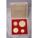 GOLD MEDALS BY METAL IMPORTS, four Winston Churchill 18K medals, approximate weight 57.5g