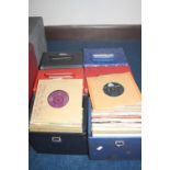 APPROXIMATELY 200 SINGLES, in six cases, ranging from 1960's to 1990's, including 39 by Queen and