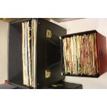OVER 70 SINGLES AND 20 L.P'S, by Elvis Presley (2 cases)
