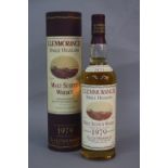 ONE BOTTLE OF GLENMORANGIE 1979 SINGLE HIGHLAND MALT, (limited bottling) bottled in 1995 and in