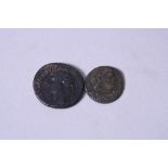 A ROMAN COIN, Magnentius AD 350-53 bronze 4.429 obv, Victories and Wreath inscribed VOT-V-MVLT-X