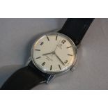 A 1960'S OMEGA GENTLEMANS STAINLESS STEEL SEAMASTER 600 WRISTWATCH, sweep second hand, manual