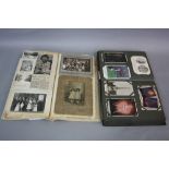 A COLLECTION OF 260 POSTCARDS/SILKS, from the era of WWI, also included is a personal scrapbook of