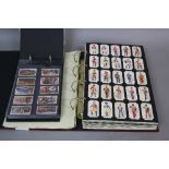 TWO CIGARETTE CARD ALBUMS, consisting of an album of original W.D. & H.O. Wills cards featuring part