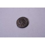 LUCANIA THURIUM 425-403 AE18, 3.9 grams, Helmeted head of Athena/Bull standing looking back biting