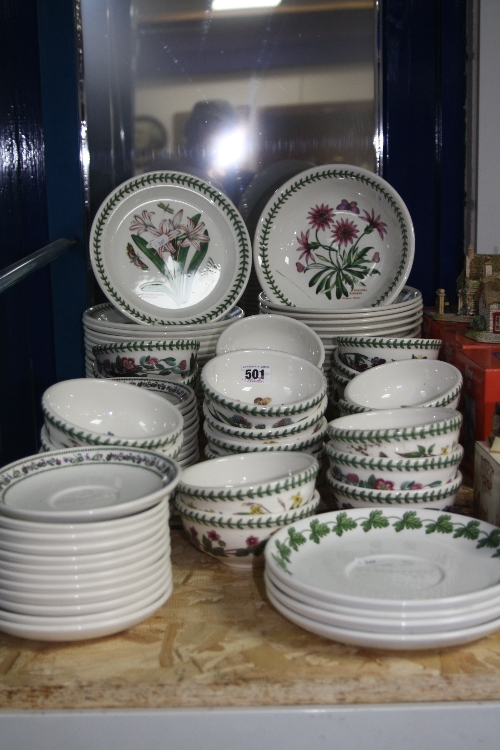 PORTMEIRION, various bowls, saucers, dishes, etc 'Botanic Garden', 'Pomona', 'Variations', etc, over