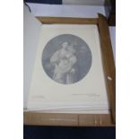 A FOLDER OF PRINTS, masterpieces of paintings