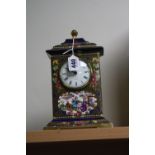 A MASONS LIMITED EDITION 'MANDARIN CLOCK', No.686/950, height approximately 25cm