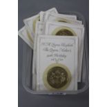 TEN H.M. QUEEN ELIZABETH THE QUEEN MOTHERS 90TH BIRTHDAY COINS