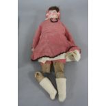 AN ARMAND MARSEILLE BISQUE HEAD DOLL, back of neck marked ('370 A.M.O.D.E.P Armand Marseille Made in