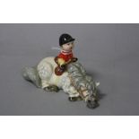 A JOHN BESWICK NORMAN THELWELL FIGURE, 'Kick-Start' No.2769A, first variation